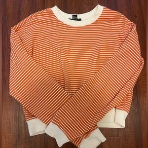 Striped Cropped Pullover